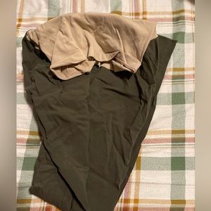 Olive Motherhood Maternity Slacks Medium